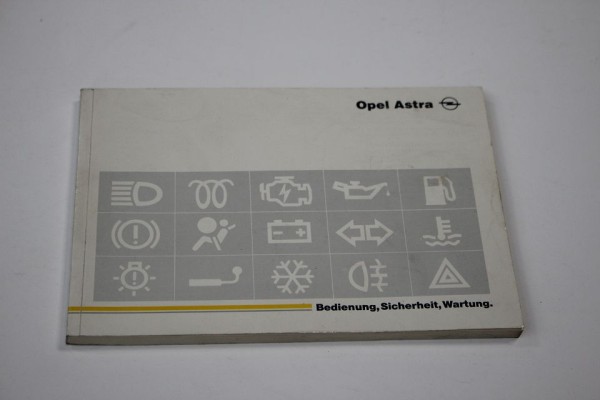 Opel Astra Betriebsanleitung Bedienungsanleitung Handbuch Anleitung 03/1995