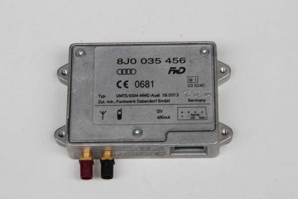 Audi A3 A4 Antennenverstärker 8J0035456 Signal Verstärker Mobilfunk UMTS GSM MMC