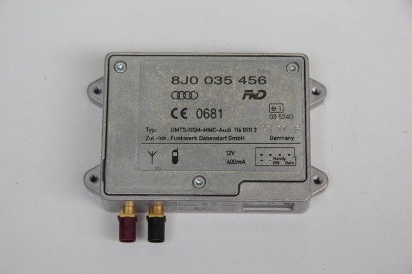 Audi A3 A4 Antennenverstärker 8J0035456 Signal Verstärker Mobilfunk UMTS GSM MMC