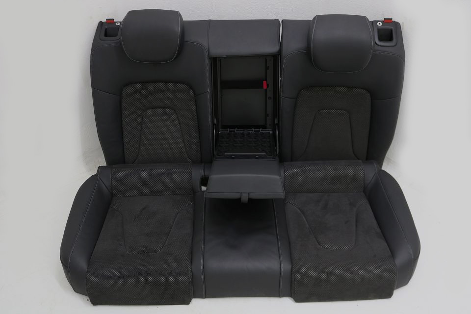 Audi A5 8T Coupe S-Line Innenausstattung Leder Sport Sitze schwarz Airbags, Komplette Garnituren - Leder, Innenausstattungen & Sitze, Interieur