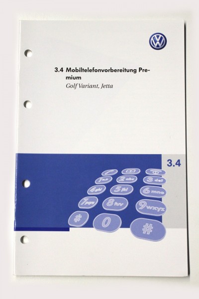 VW Tiguan Golf GTI Mobiltelefonvorbereitung Premium Anleitung Handbuch Telefon