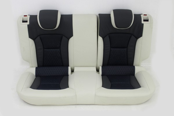 Audi A1 8X Limo Rücksitz Rücksitzbank Stoff Leder Sport Sitze beige grau