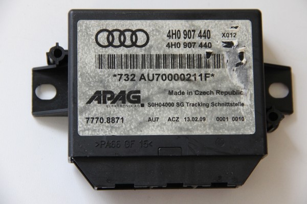 Audi A6 A8 Steuergerät 4H0907440 Schnittstellensteuergerät Fahrzeugortung Ortung