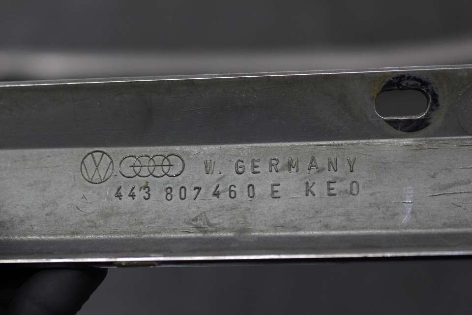 Original Audi 200 Typ 44 Chromleisten Ecken Stoßstange Hinten Heck  