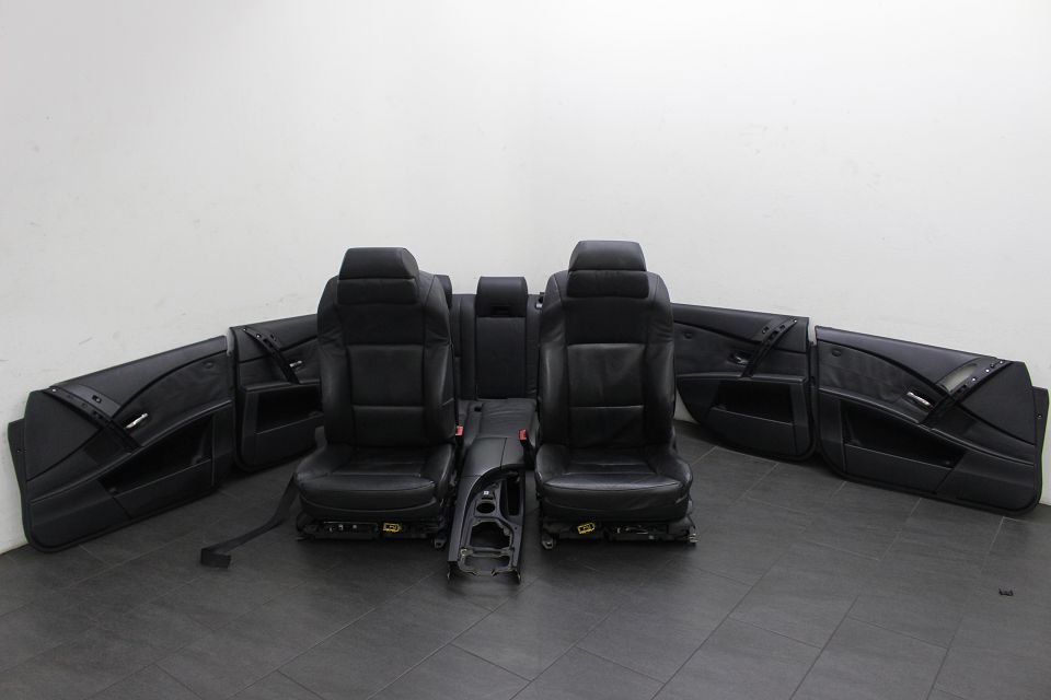 BMW 5er E61 Innenausstattung Sitze Komfortsitze SHZ Memory Leder schwarz MAL