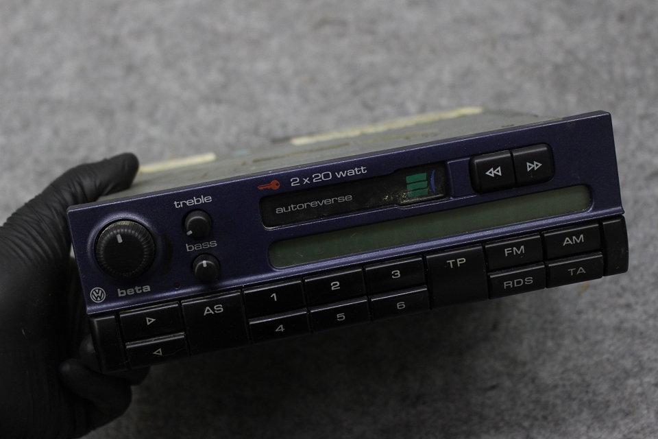 ORIGINAL VW Golf 4 Passat 3B 3BG Radio Kassette Tuner BETA ohne