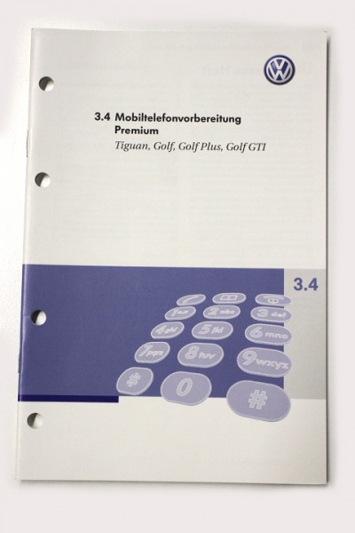 VW Tiguan Golf GTI Mobiltelefonvorbereitung Premium Anleitung Handbuch Telefon