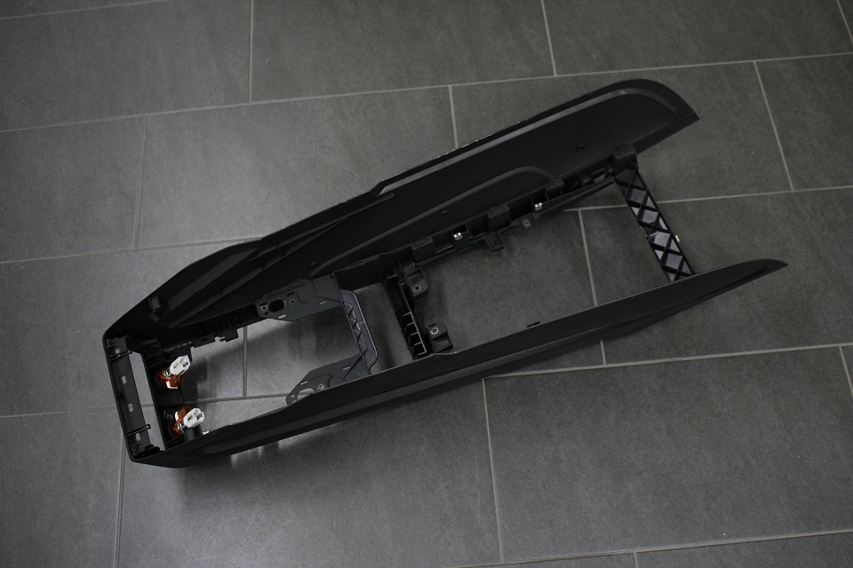 Audi Q7 4L MIttelkonsole Mittelarmlehne Konsole 4L1863244C Ablagefach  schwarz, Mittelarmlehnen, Interieur