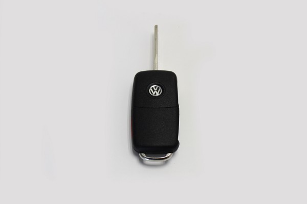 VW 4 Tasten Klappschlüssel 5K0837202A Funk Panik Knopf Golf 6 EOS Caddy USA