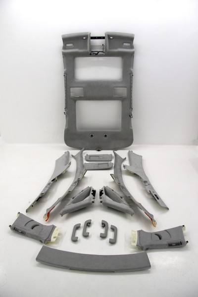 Audi A8 4H Lang Formhimmel Alcantara Himmel 4H4867505J Säulenverkleidung silber