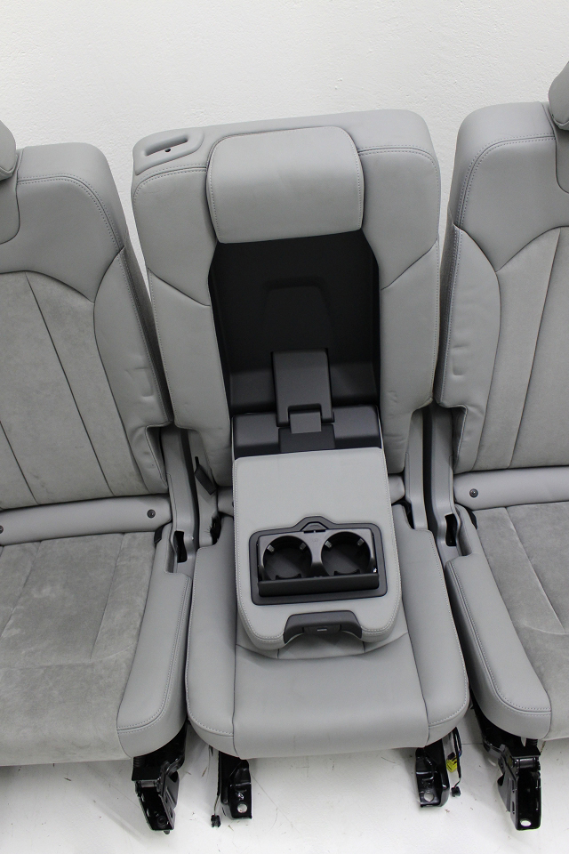 Custom Fit Vorne Alcan tara Leder Gemischt Auto Sitzbezüge 2 Reihen 4-5  Sitzer Vollen Satz Anpassen für audi A6 A4 A1 Q3 Q5 Q7 - AliExpress