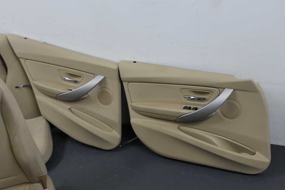 Set Sitzbezüge Superior - Beige - kompatibel für Bmw Serie 3 (F30)  (02/12>11/18)