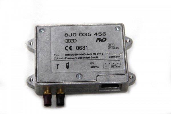 Audi A3 A4 Antennenverstärker 8J0035456 Signal Verstärker Mobilfunk UMTS GSM MMC