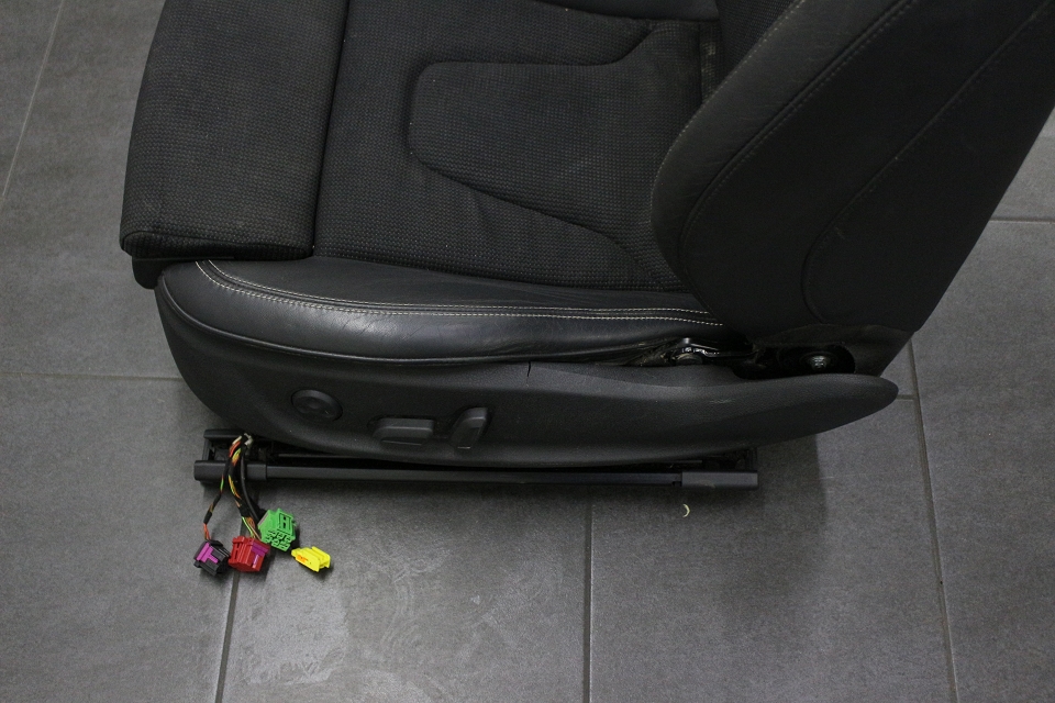 Audi A5 8T Coupe S-Line Innenausstattung Leder Sport Sitze schwarz Airbags, Komplette Garnituren - Leder, Innenausstattungen & Sitze, Interieur