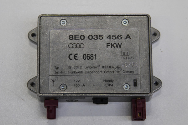 Audi A3 A4 A5 A6 A8 TT Seat Verstärker 8E0035456A Handy Telefon Freisprechanlage