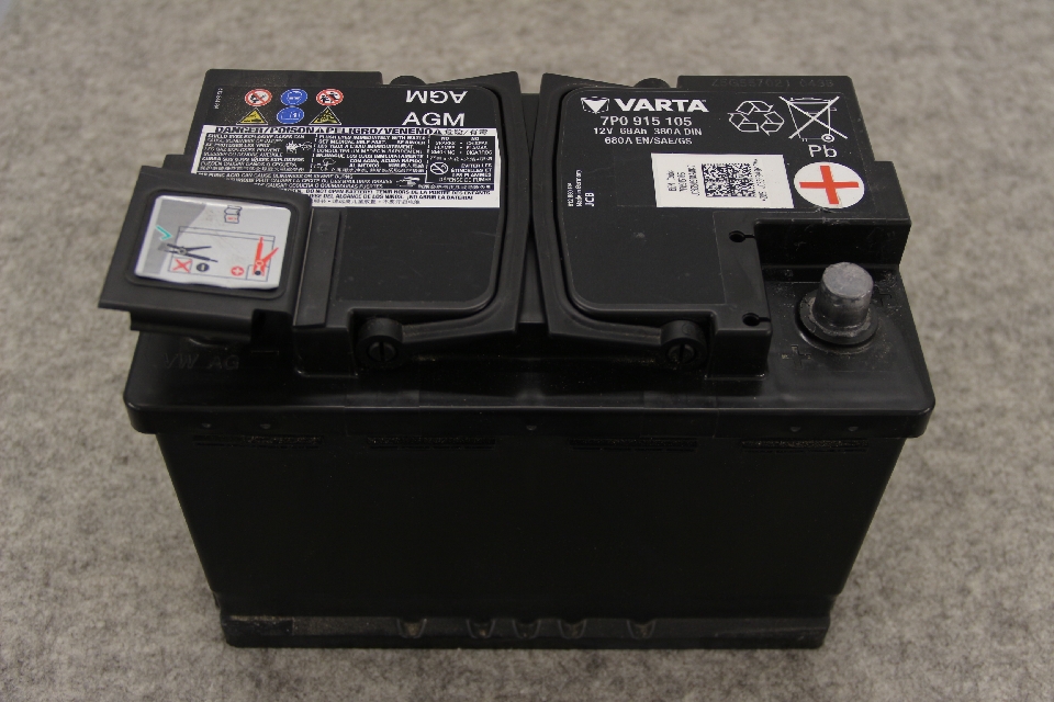 Original VW Audi Seat Skoda Batterie Varta AGM 12V 68AH 380A 7P0915105 ...