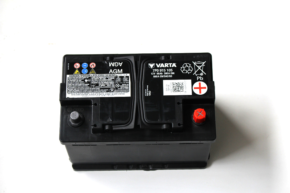 Original Vw Audi Seat Skoda Batterie Varta Agm 12 V 68ah 380 A