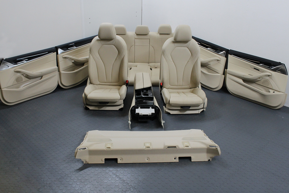 Original Bmw 5er G30 Innenausstattung Sport Sitze Leder Memory Canberrabeige Ebay