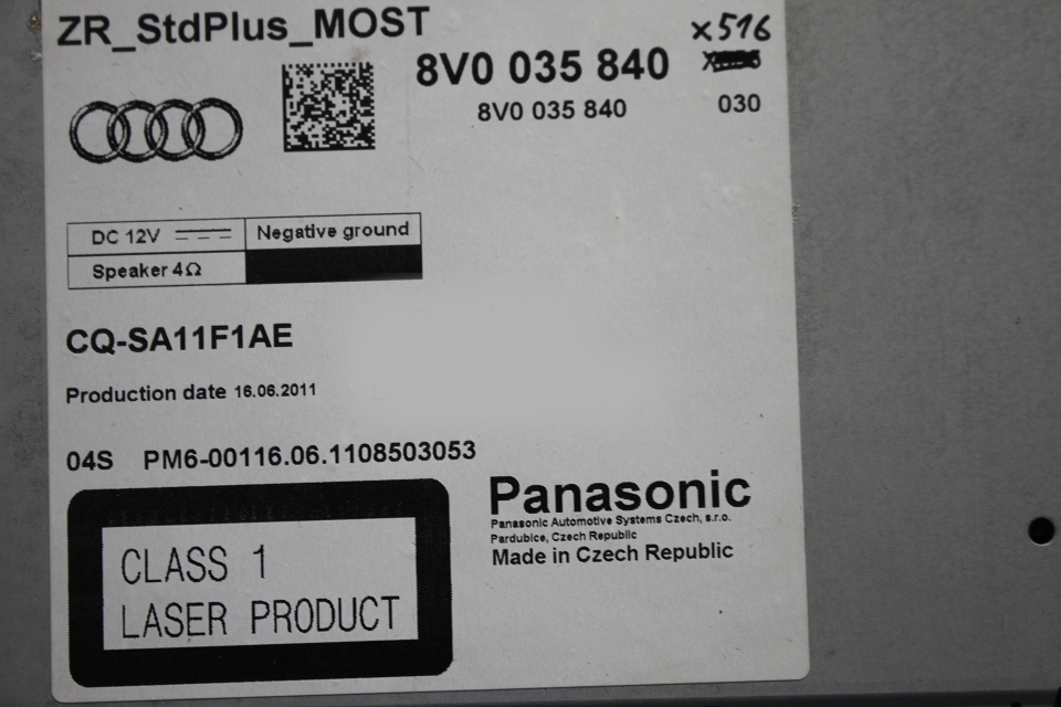 AUDI A3 アウディ 純正 MMIユニット 8V0 035 034 A Audi / A3 / 8V